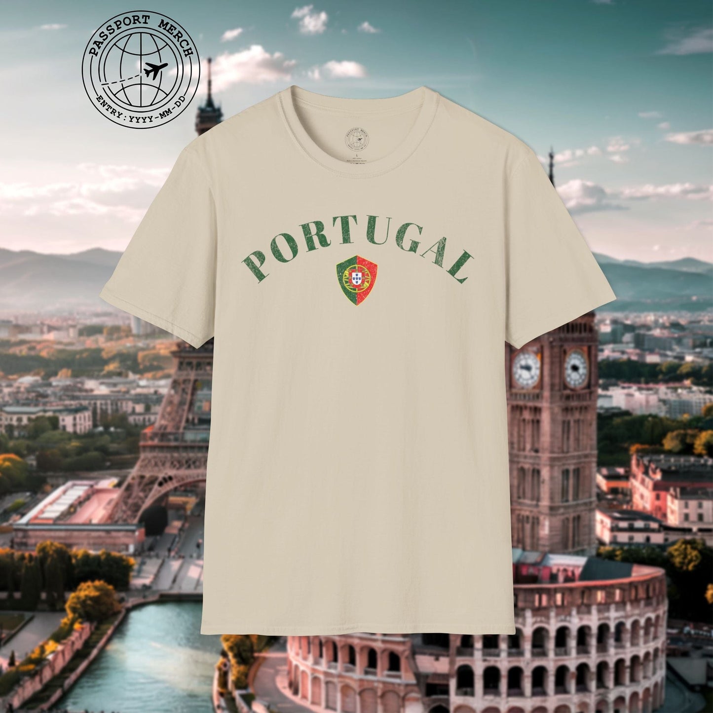 Portugal Coat of Arms Flag Shield T-Shirt