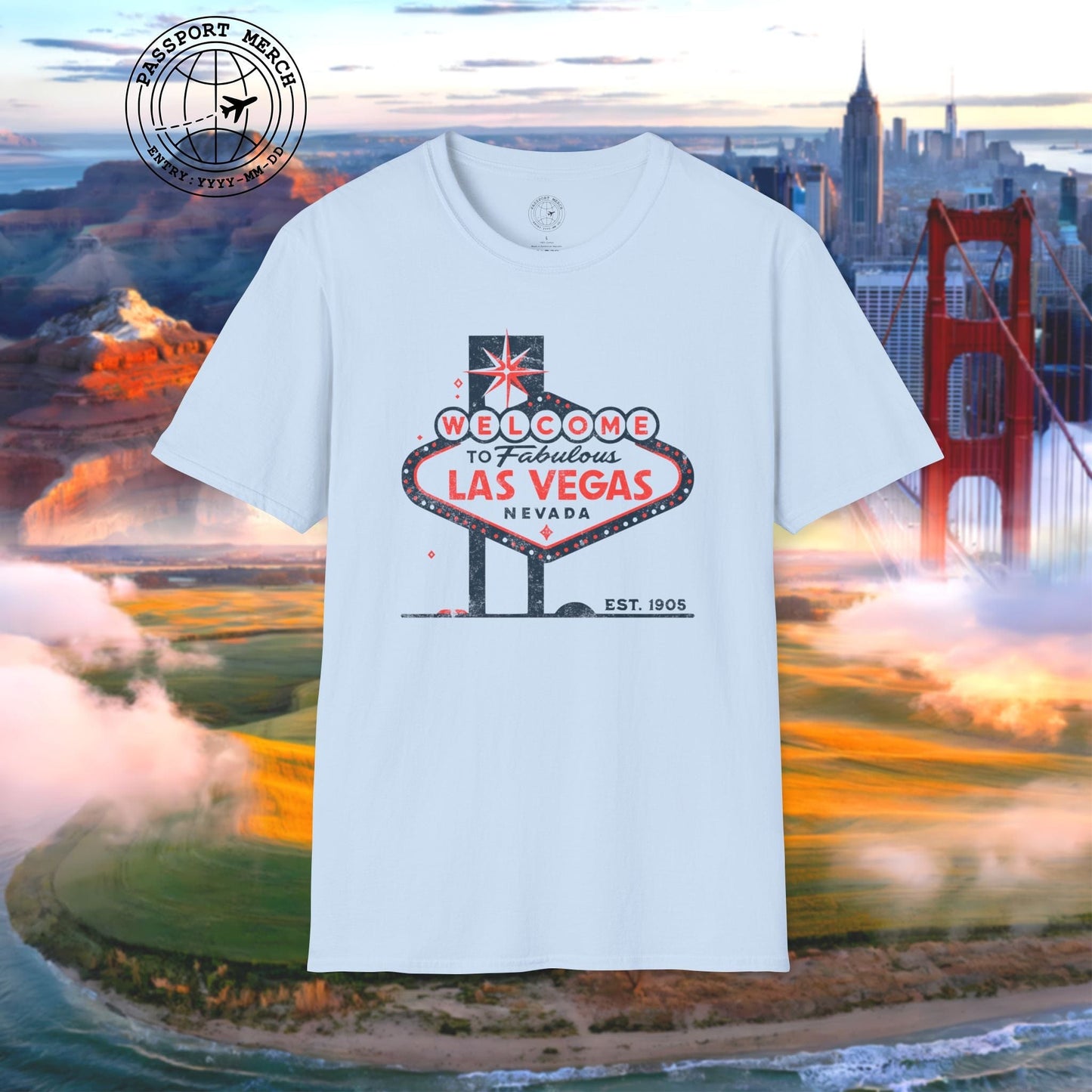 Signs of Wanderlust, Welcome to Las Vegas, Nevada T-Shirt