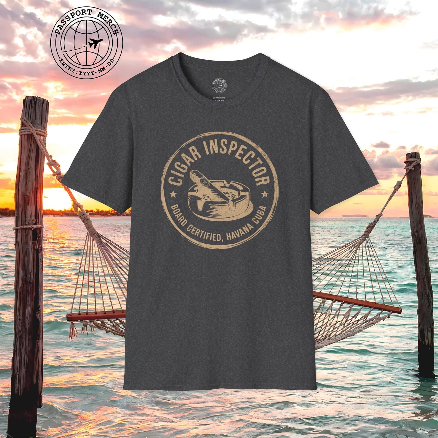 Board Certified Cigar Inspector, Havana, Cuba T-Shirt