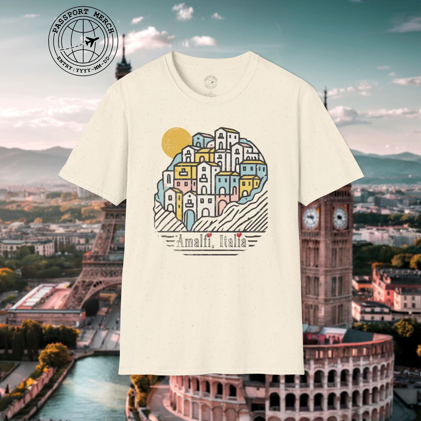 Hearts for Amalfi, Italy T-Shirt
