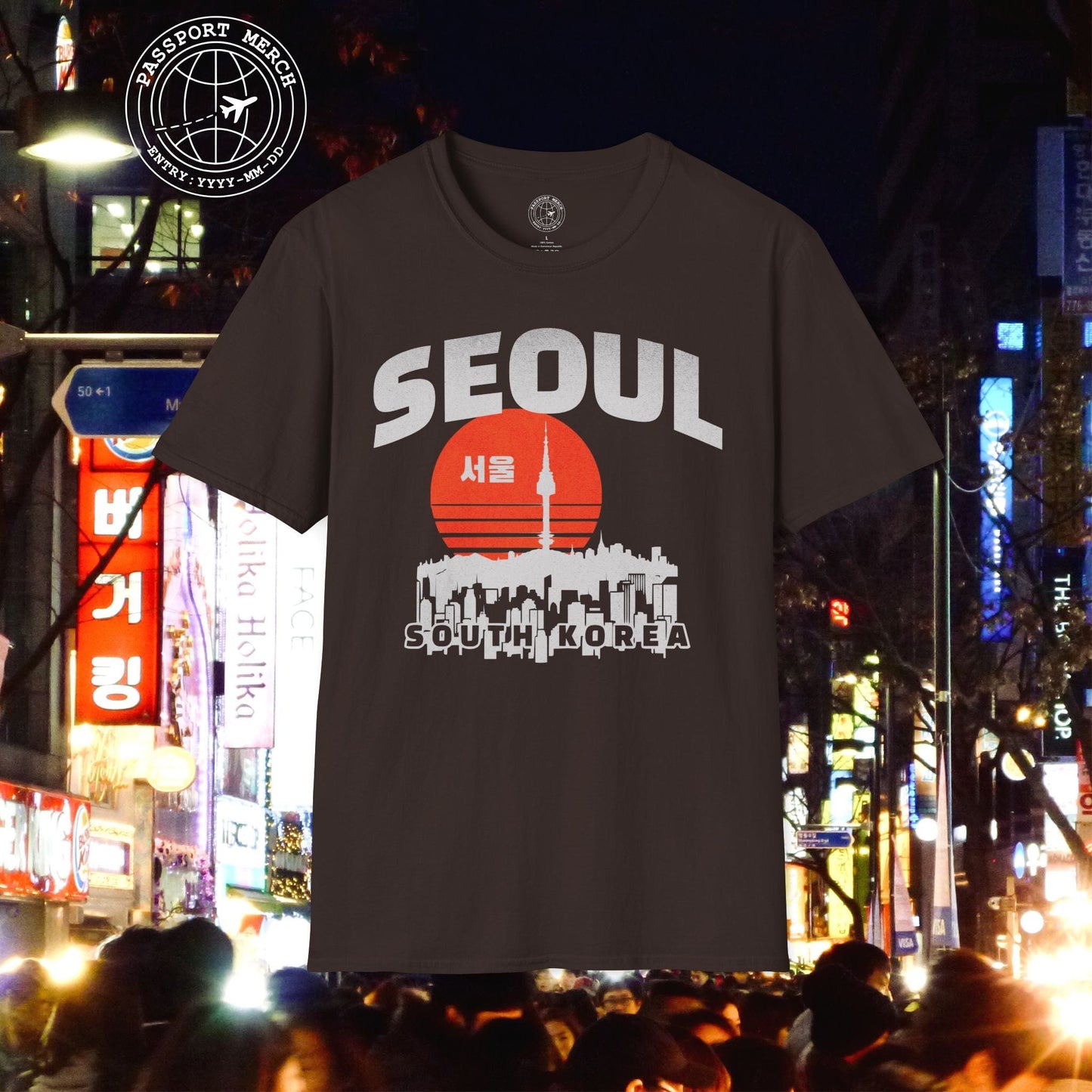 Seoul Retro Vintage Sunset, Korea T-Shirt