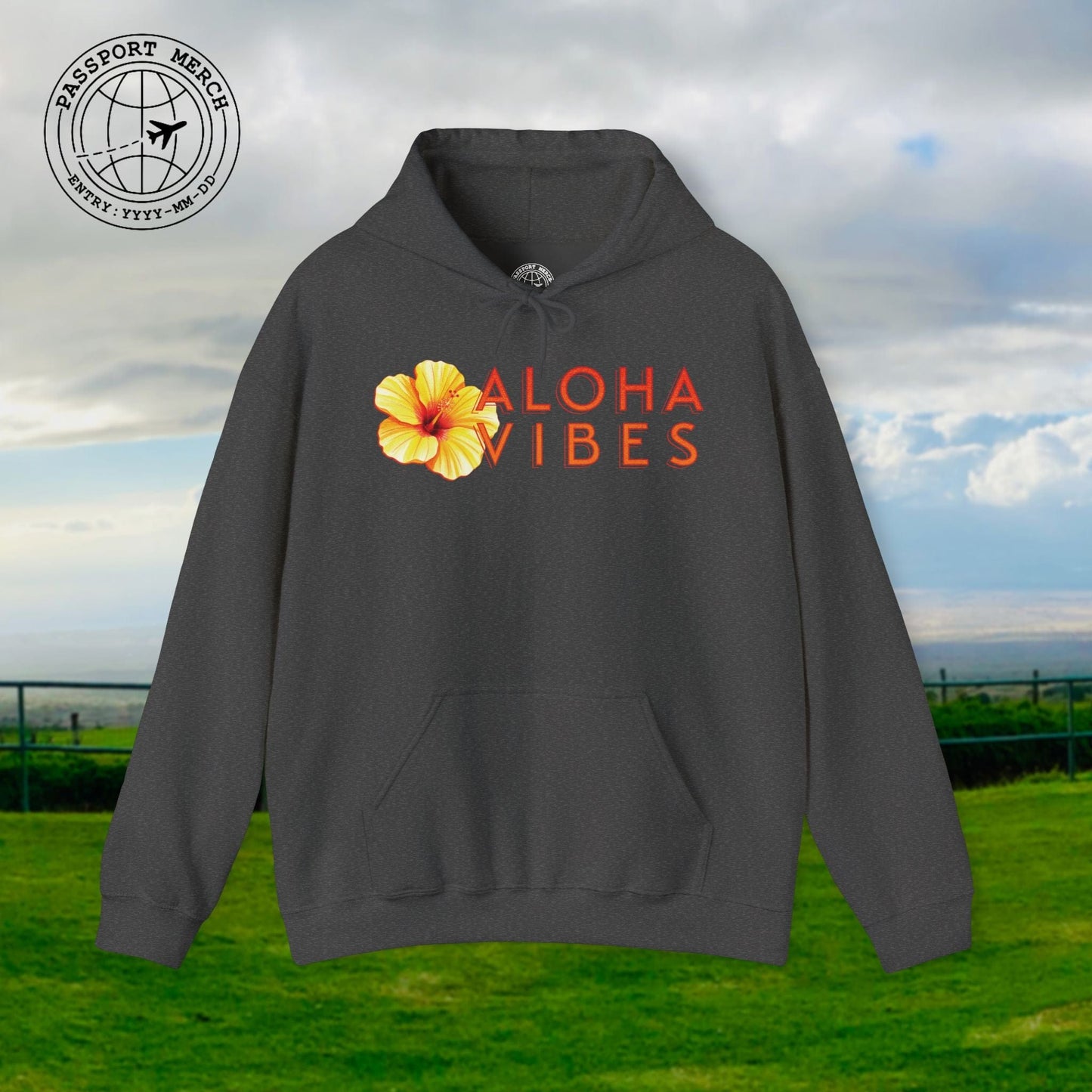 Sun-Kissed Hibiscus Aloha Vibes, Hawaii Hoodie
