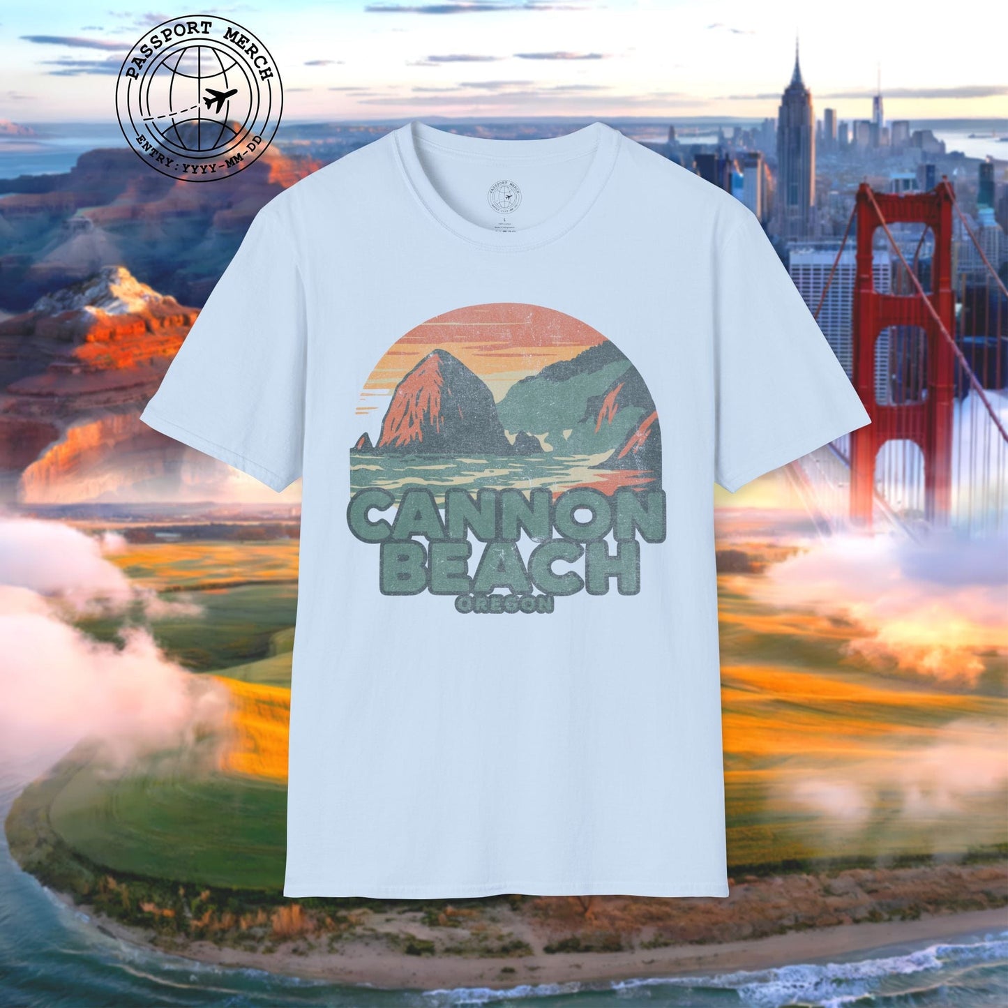 Cannon Beach, Oregon - 80's Vintage T-Shirt