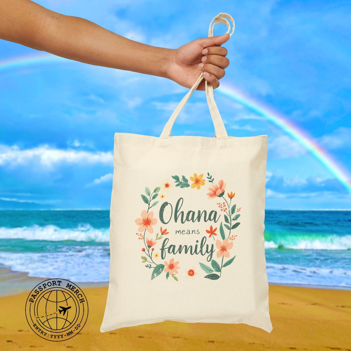 Ohana Means Family, Hawaii Tote Bag