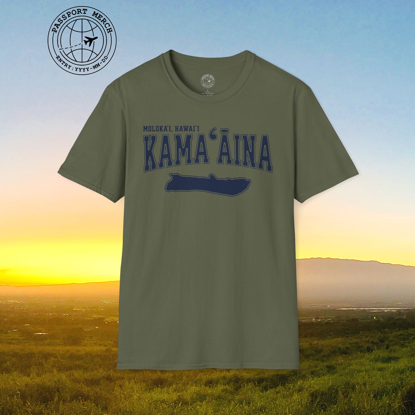 Classic University (Kamaaina Edition), Molokai, Hawaii T-Shirt