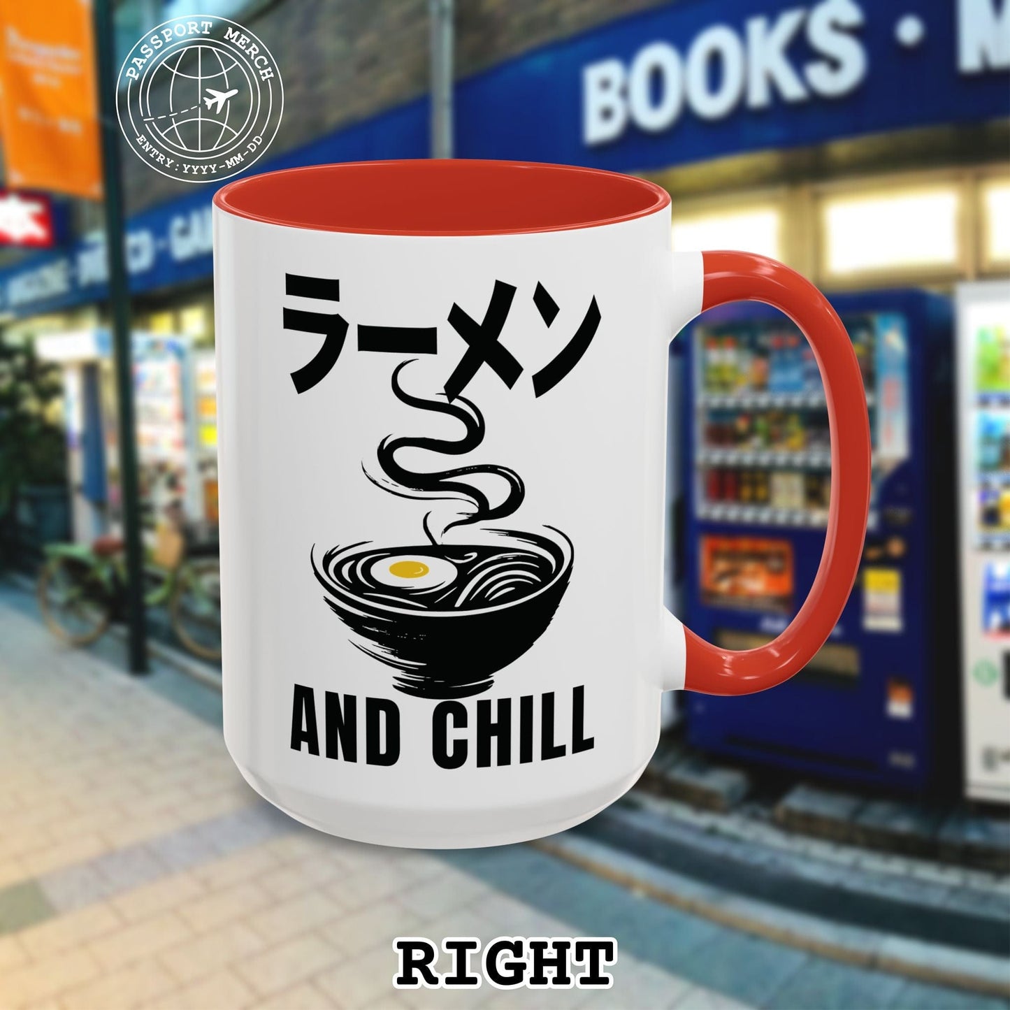 Ramen and Chill, Japan 15oz Mug