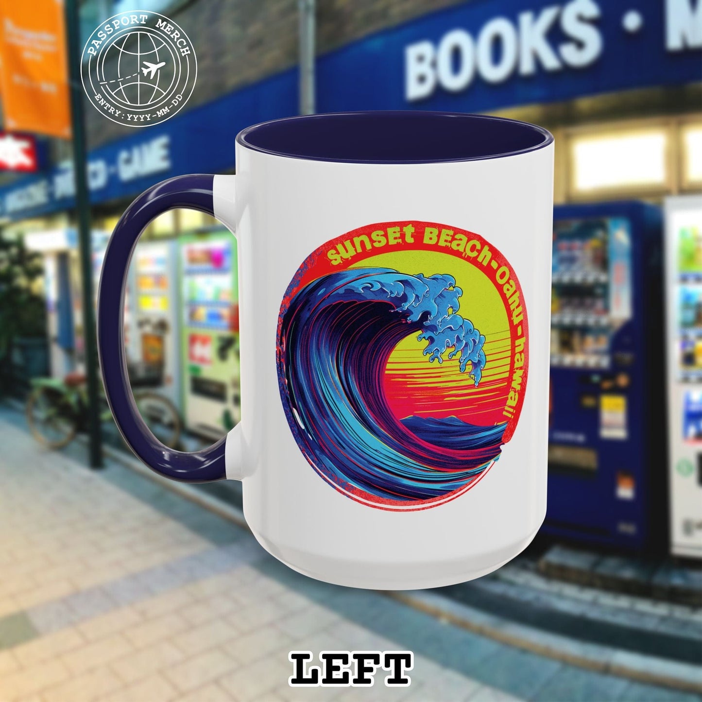 Sunset Beach Oahu, Hawaii 15oz Mug