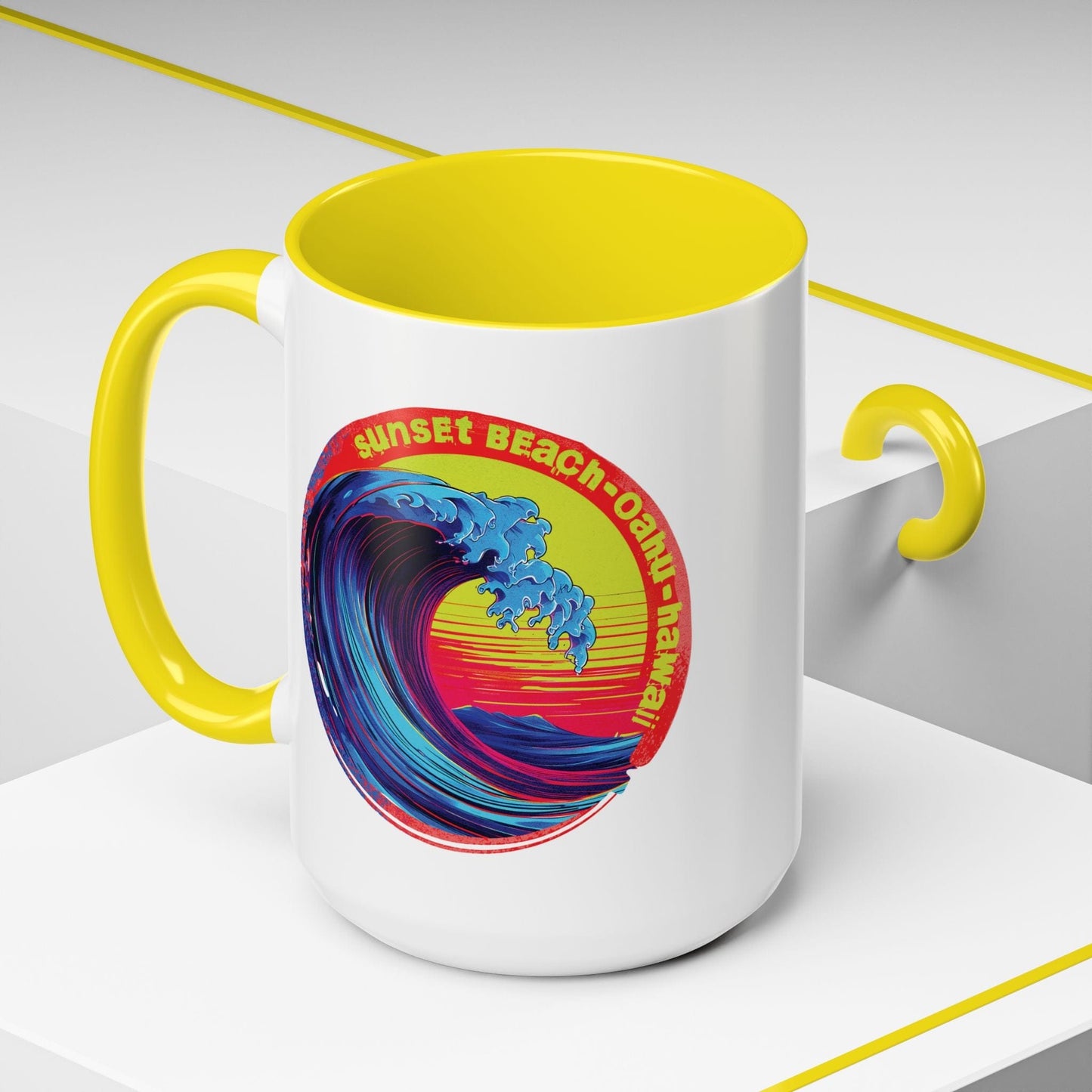 Sunset Beach Oahu, Hawaii 15oz Mug
