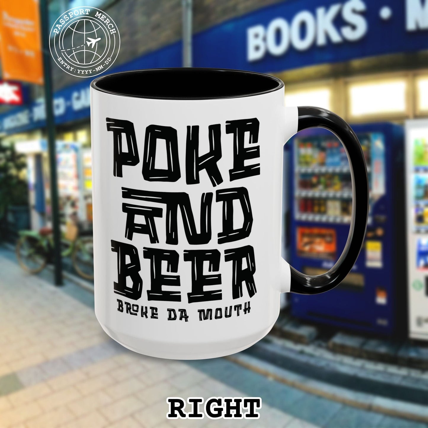 Poke and Beer, Hawaii 15oz Mug
