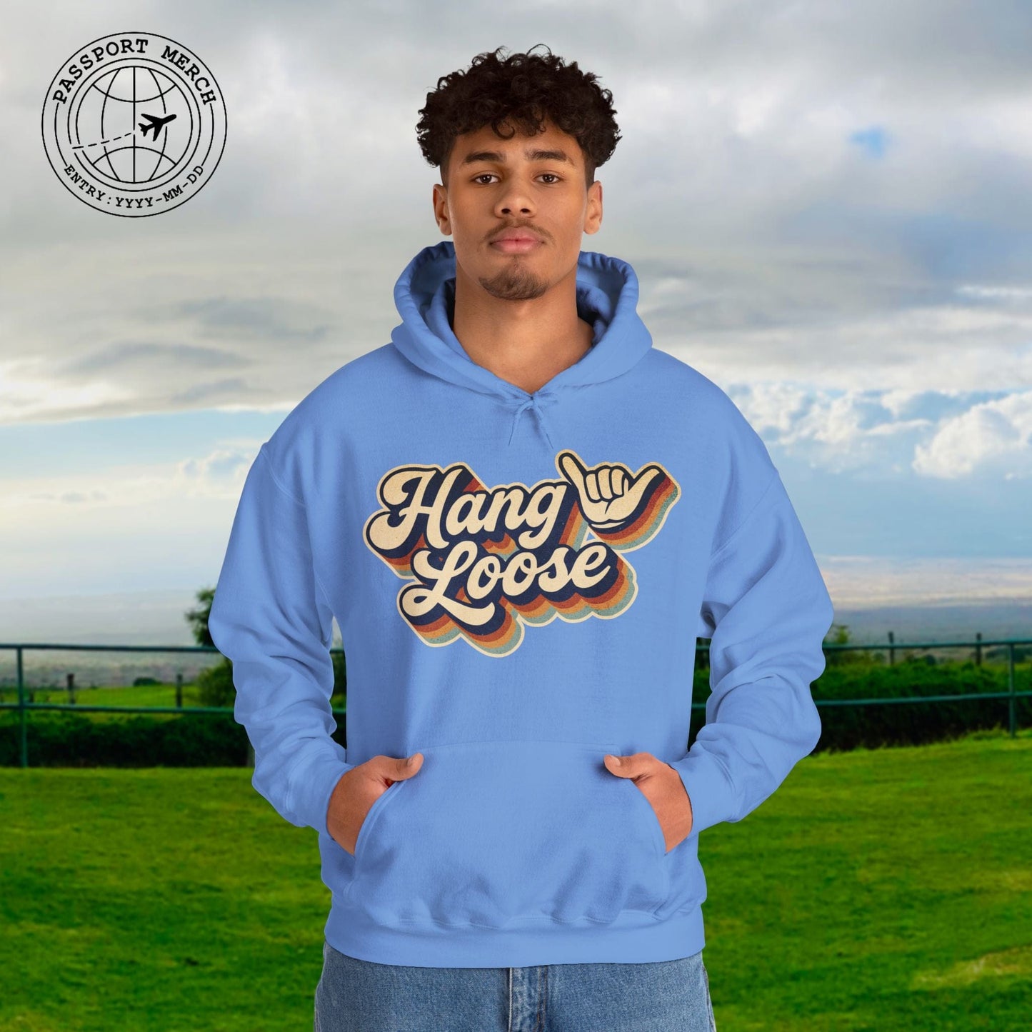 Classic 70s, Hang Loose, Hawaii Hoodie