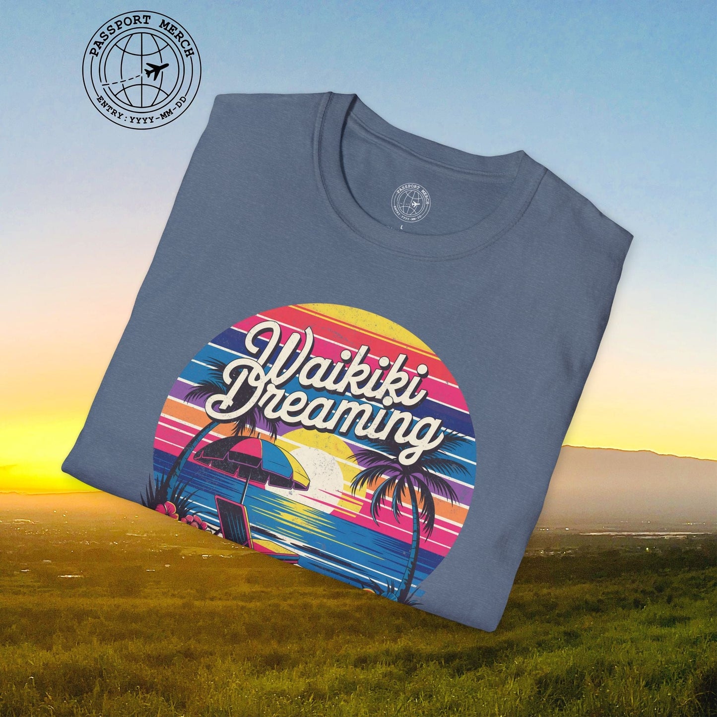 Retro Waikiki Dreaming, Hawaii T-Shirt