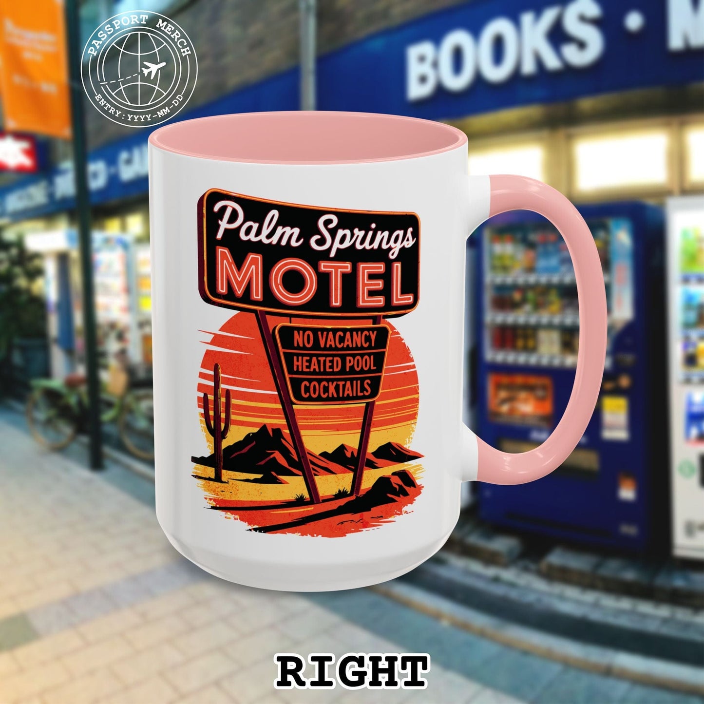 No Vacancy, Palm Springs, California 15oz Mug