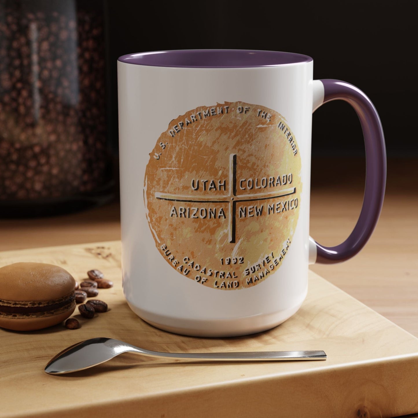 Four Corners - Utah, Colorado, Arizona, New Mexico 15oz Mug