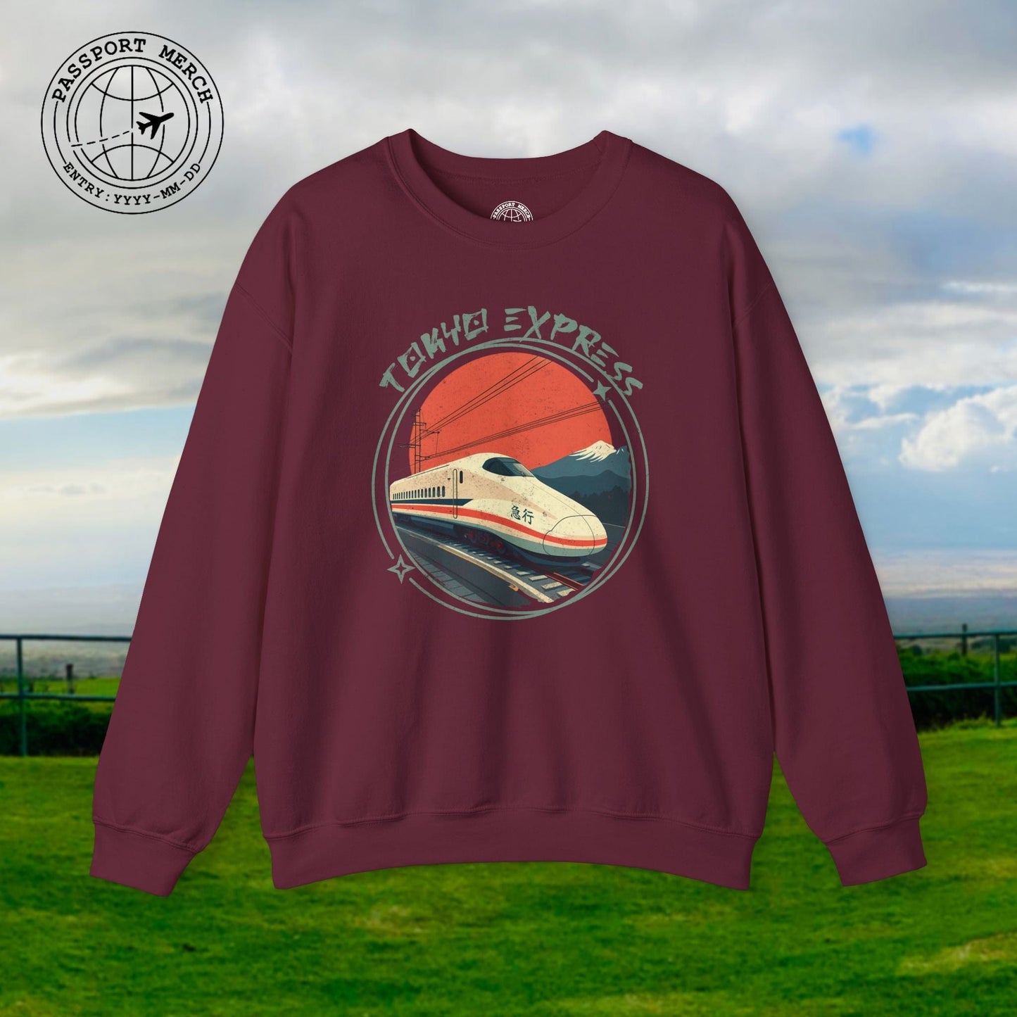 Tokyo Express, Japan Crewneck