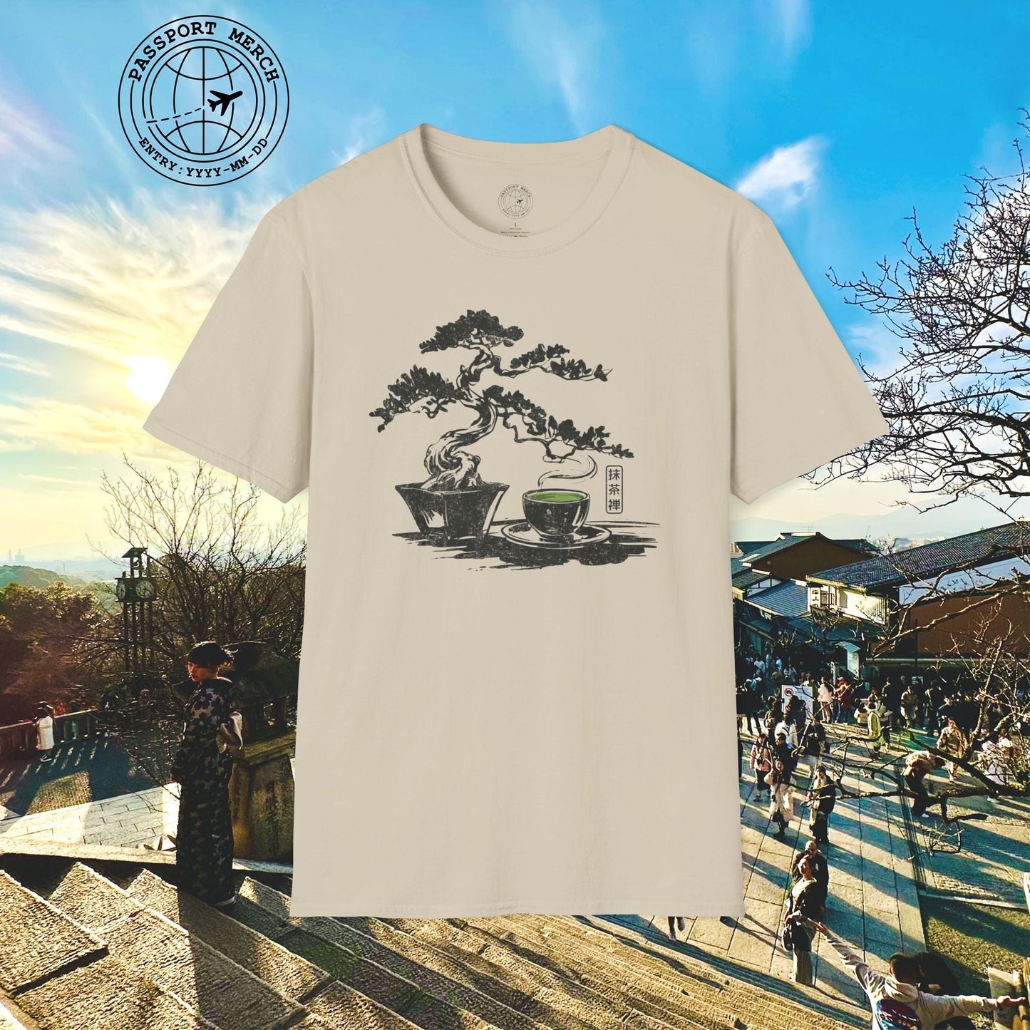 Vintage Matcha Zen, Japan T-Shirt