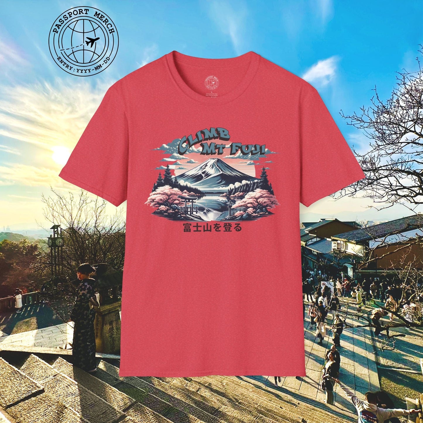 Climb Mount Fuji Japan T-Shirt