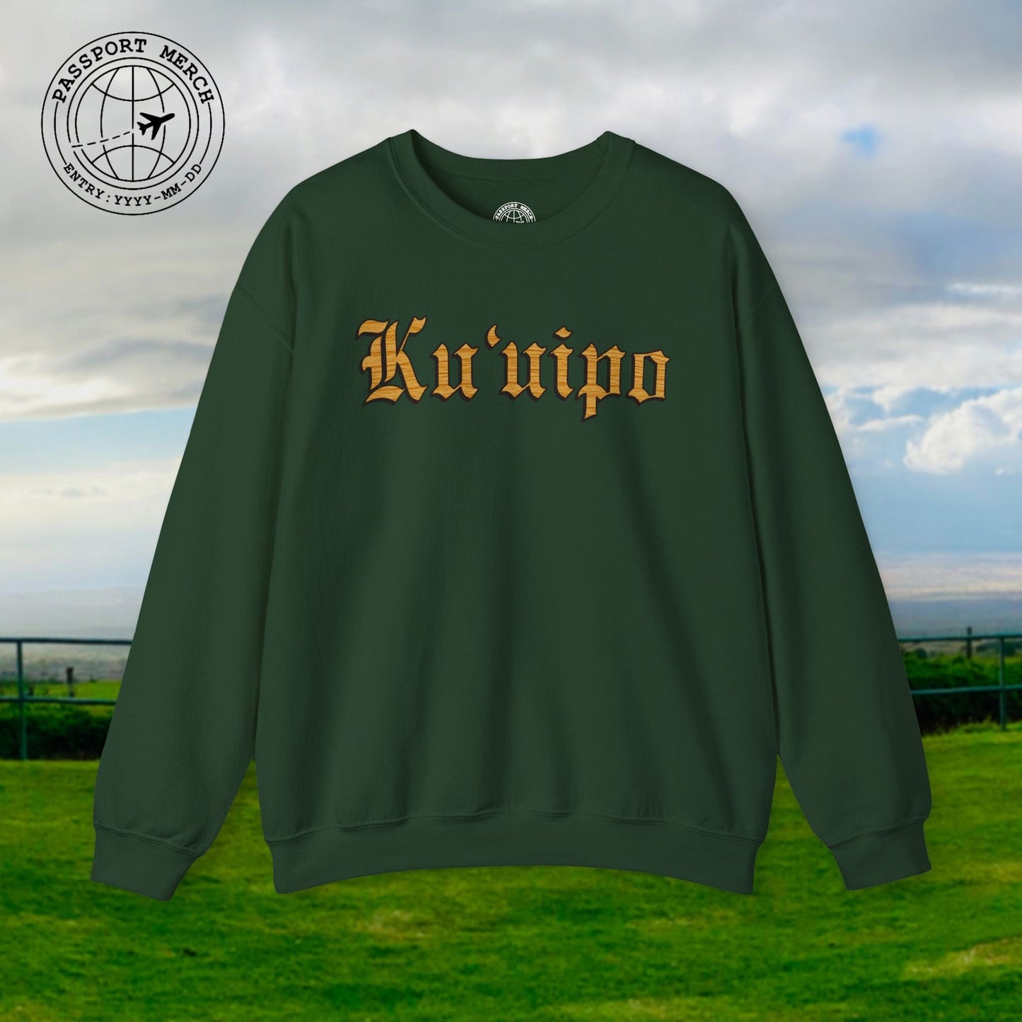 Koa Wood Ku'uipo (Hawaiian Jewelry Style) Crewneck