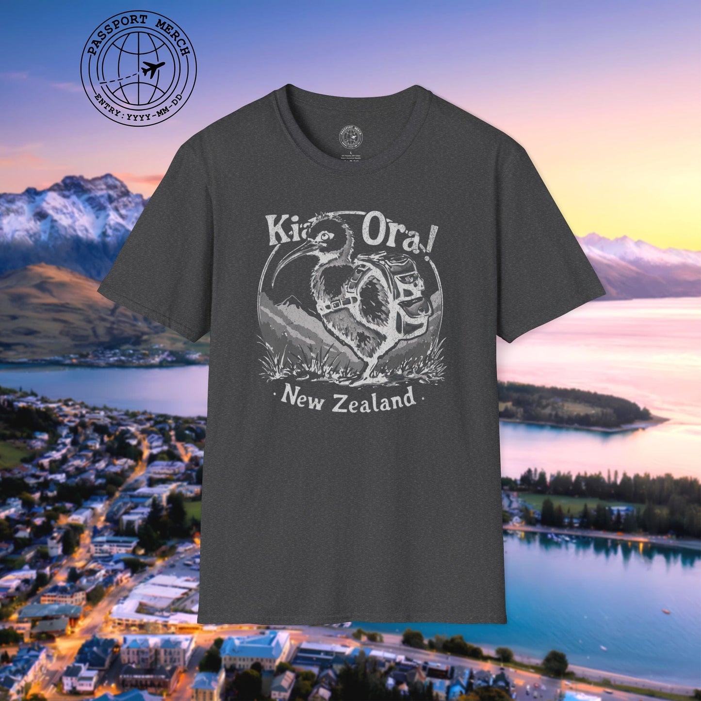 Kia Ora Kiwi, New Zealand T-Shirt