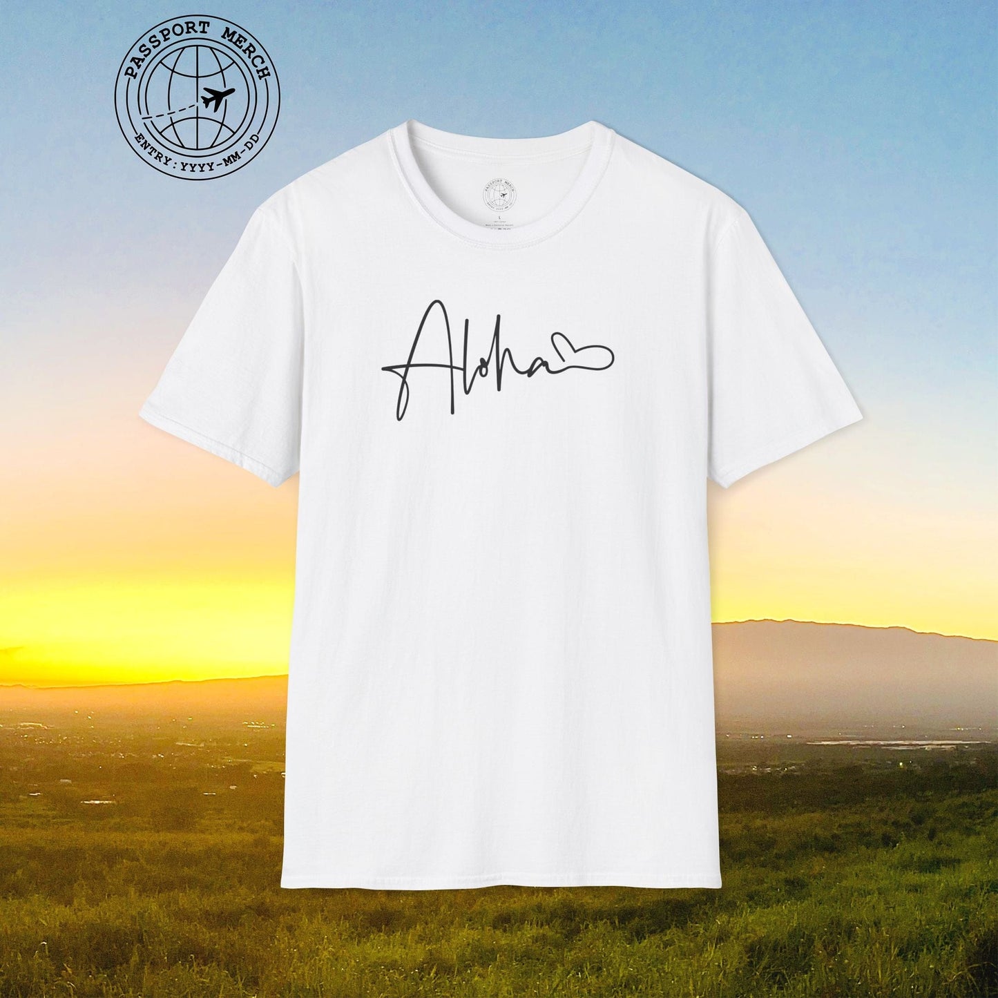 Aloha Heart Signature, Hawaii T-Shirt