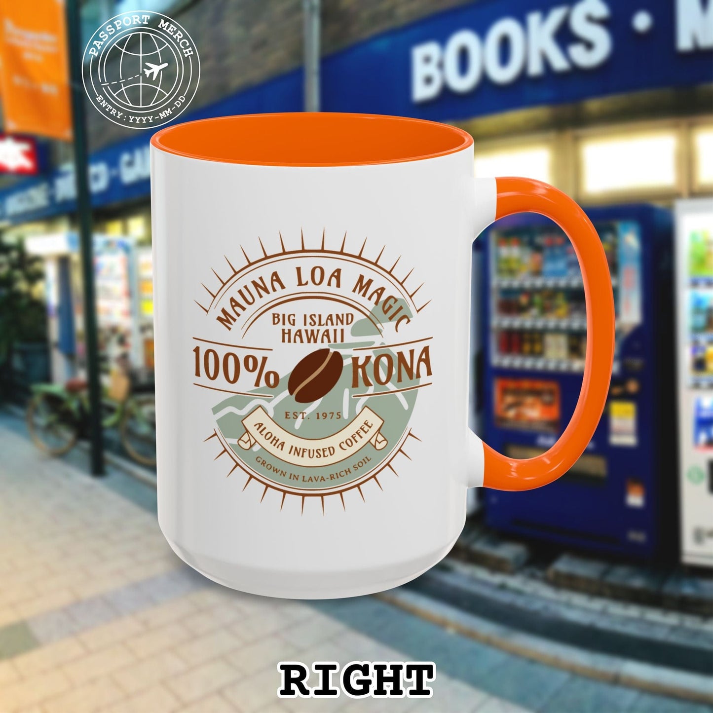 Mauna Loa Magic Kona Coffee Hawaii 15oz Mug