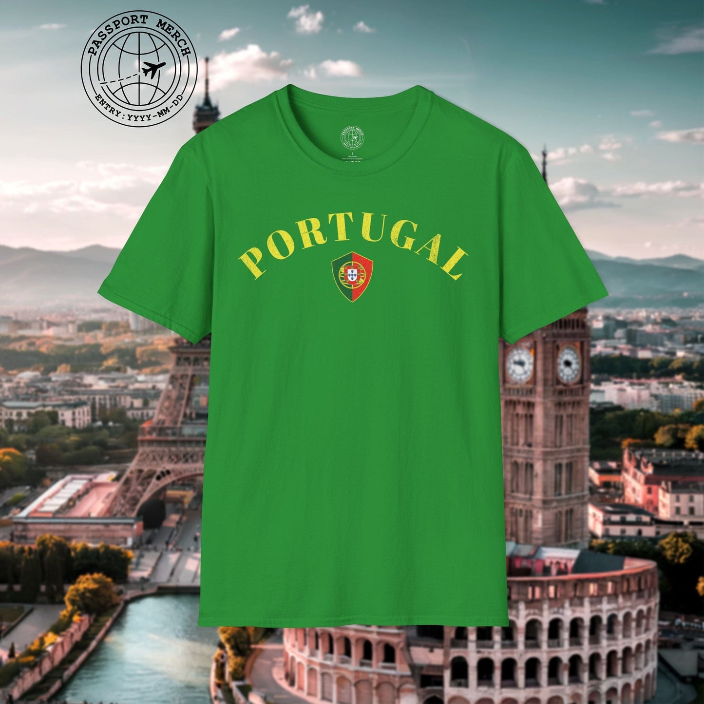 Portugal Coat of Arms Flag Shield T-Shirt