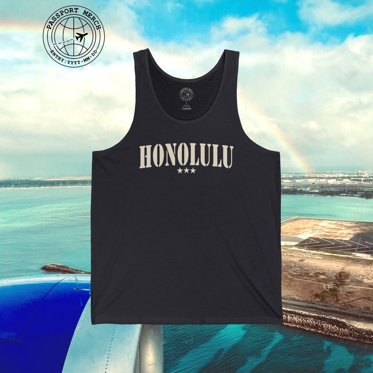 Classic Military, Honolulu, Hawaii Tank Top