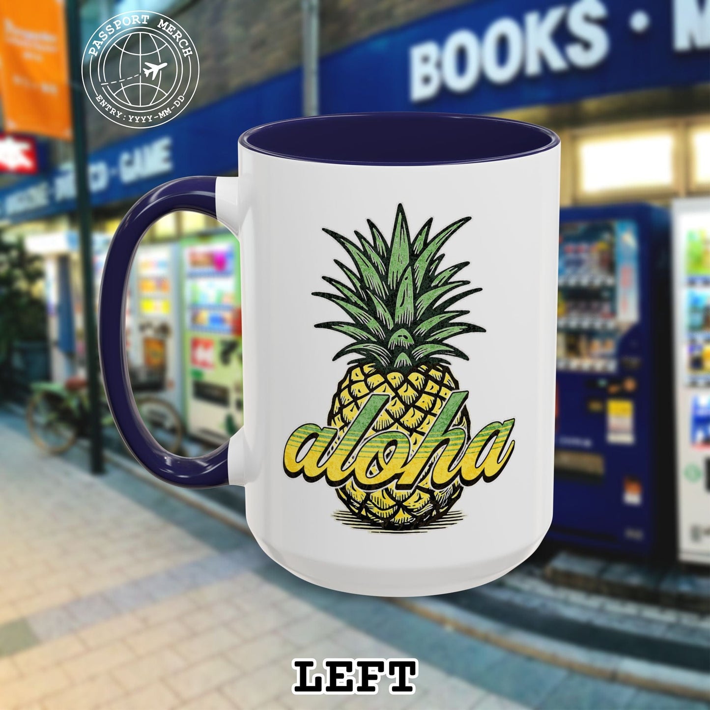 Maui Pineapple Aloha Hawaii 15oz Mug