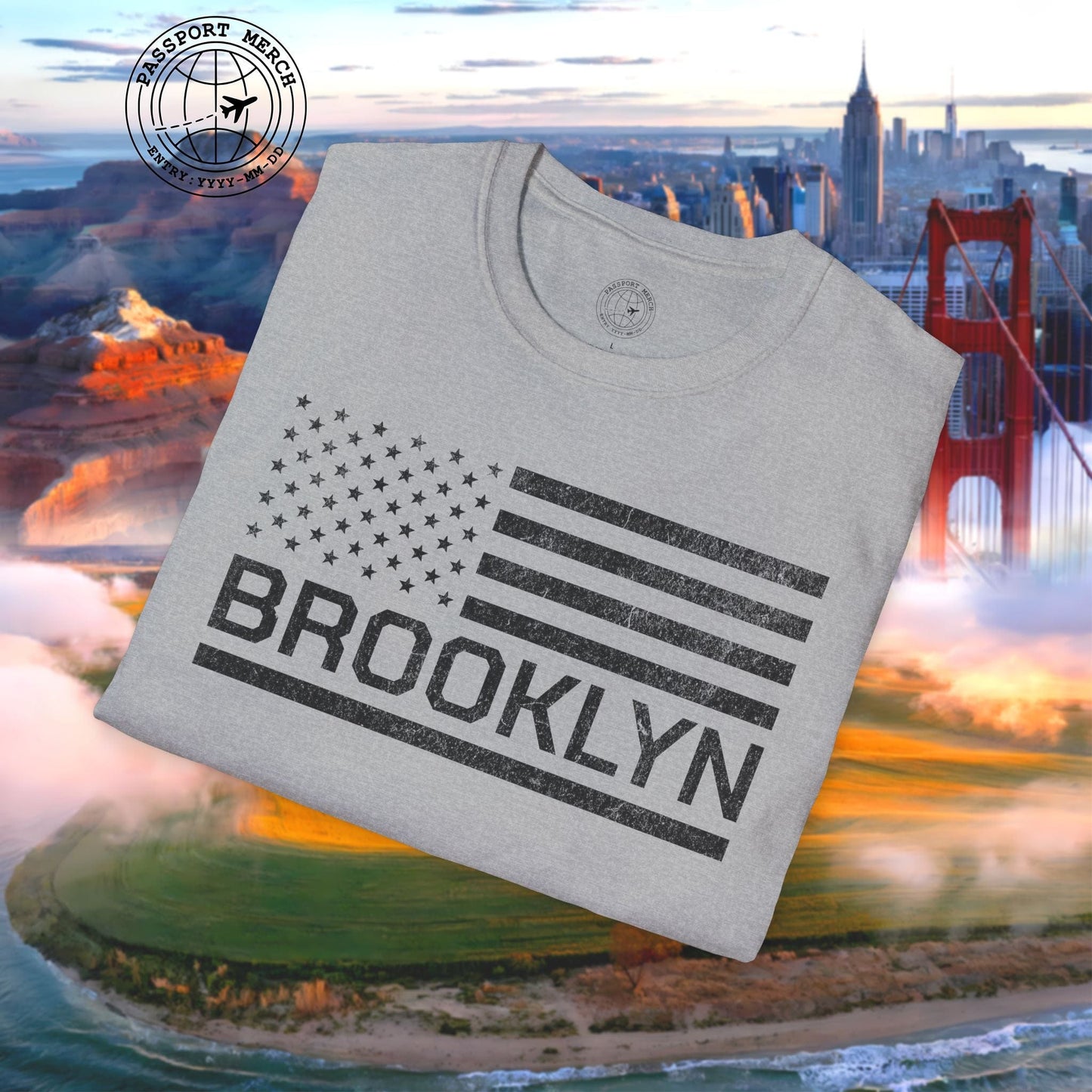 Brooklyn Stars & Stripes, New York T-Shirt