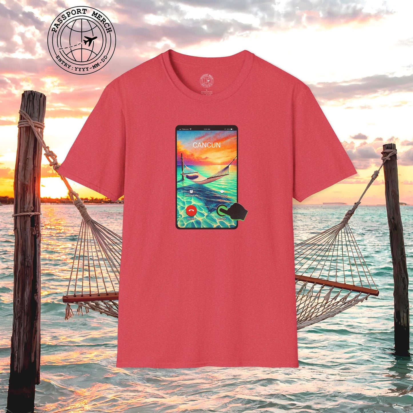 Cancun is calling. Accept. Mexico T-Shirt