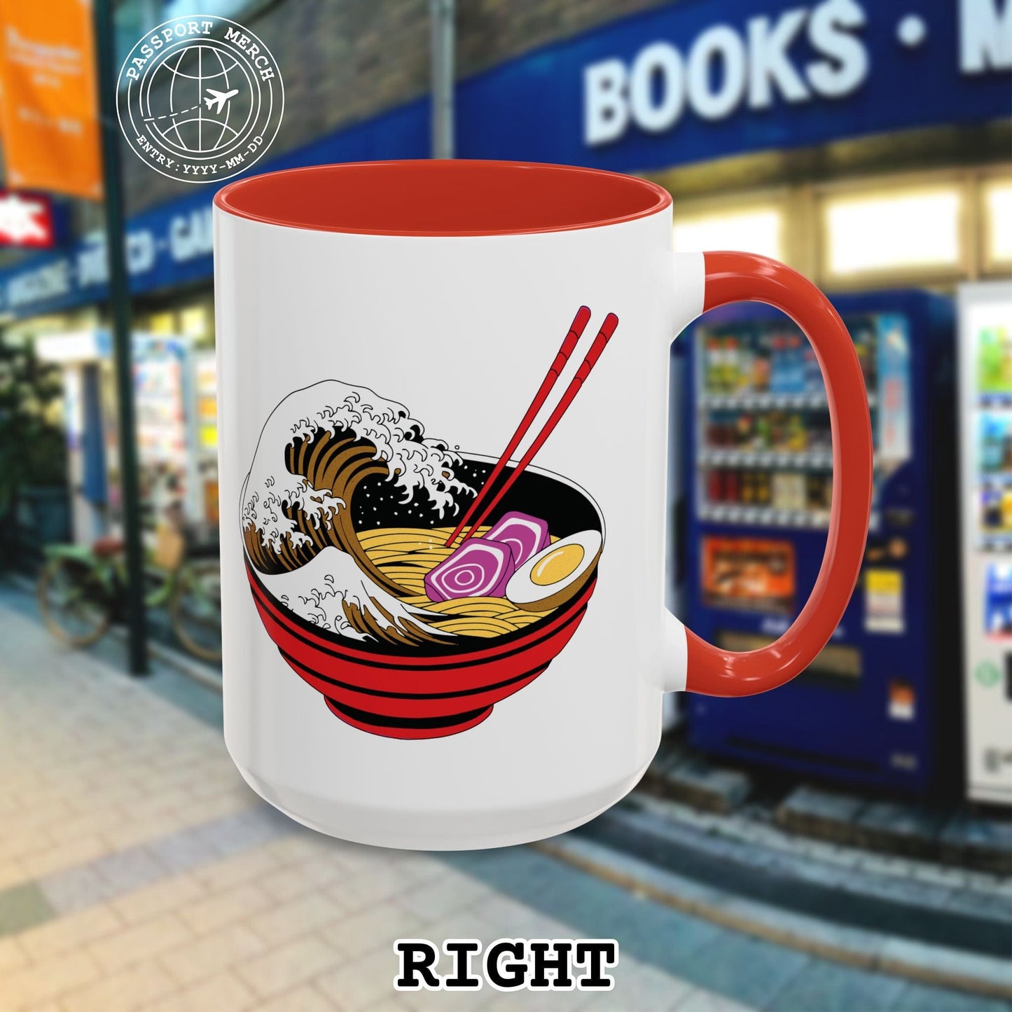 Eating Ramen in Japan Be Like 15oz Mug