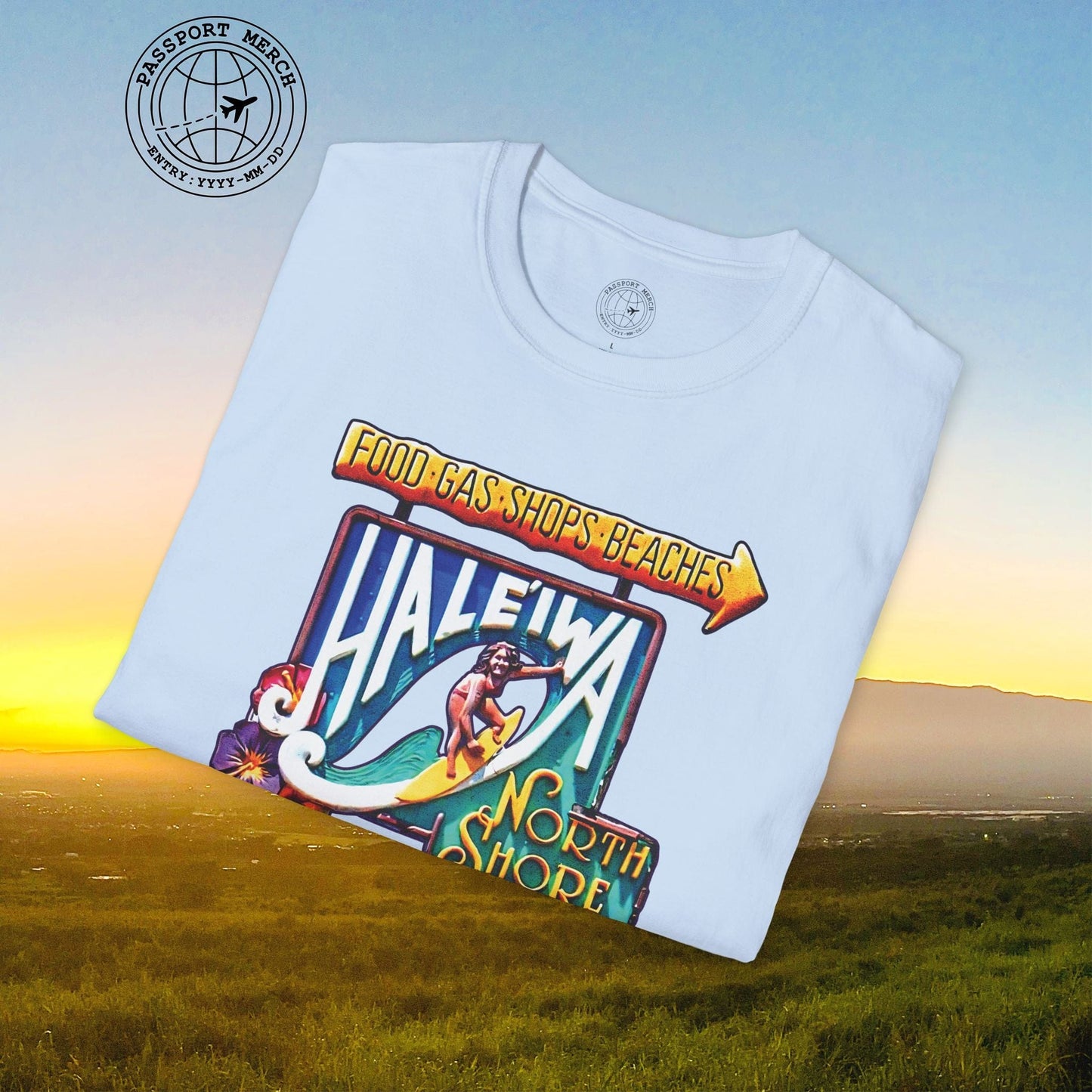 Signs of Wanderlust, Hale'iwa (South) Oahu, Hawaii T-Shirt