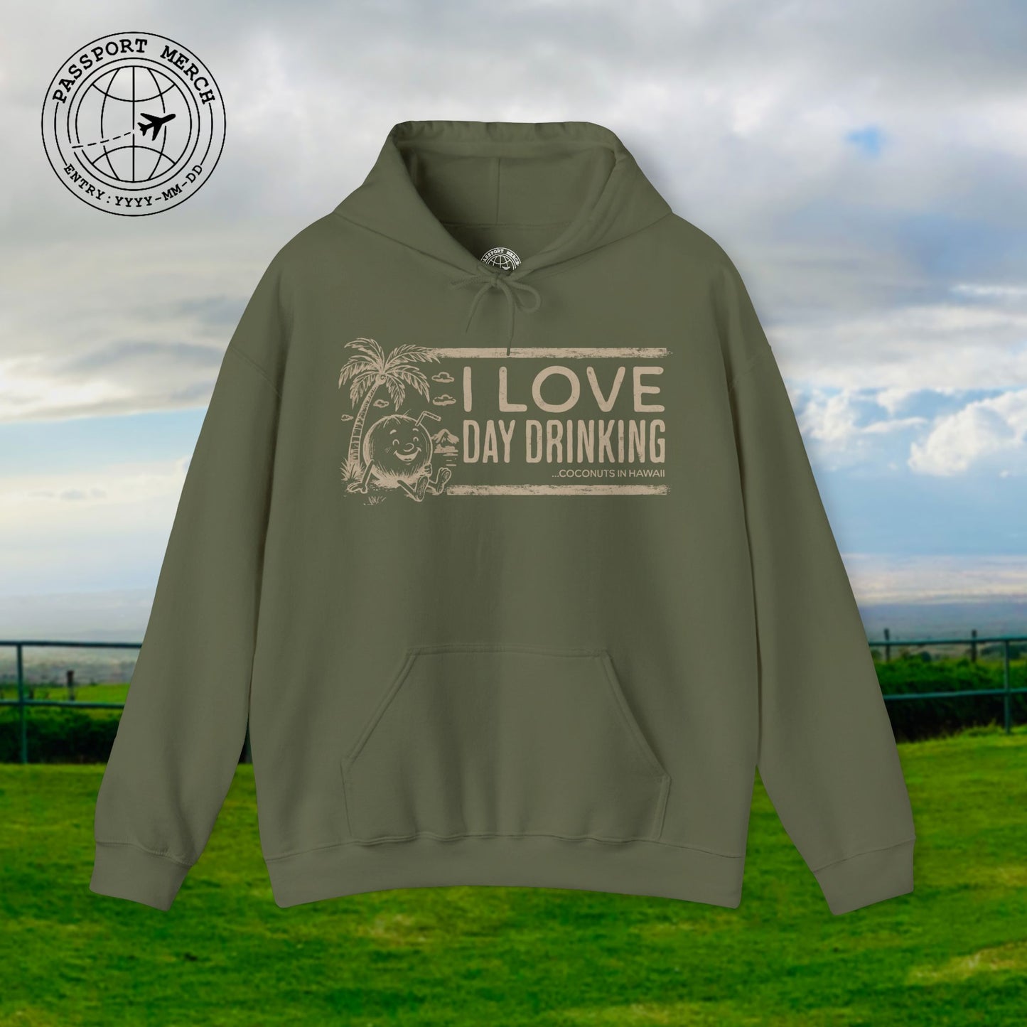 Day Drinking in Hawaii Hoodie