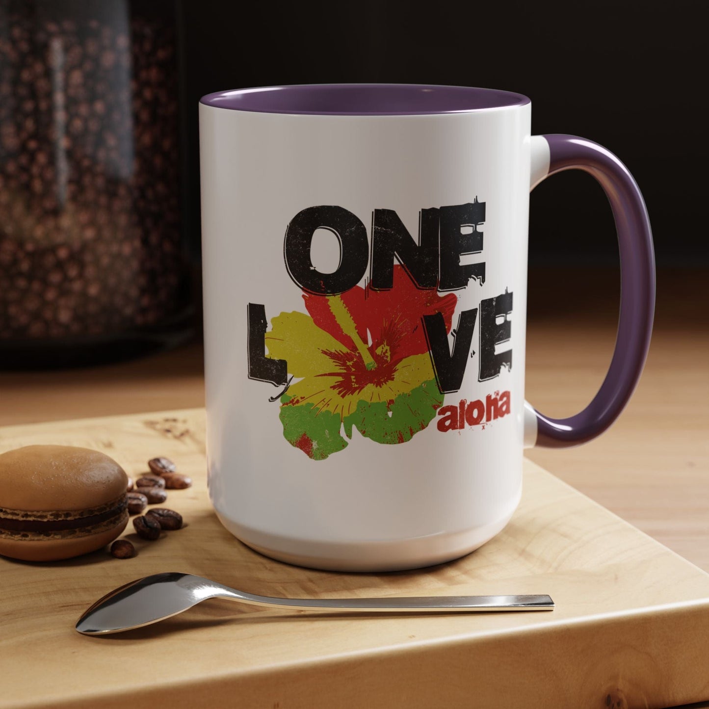 One Love, Aloha, Hawaii 15oz Mug