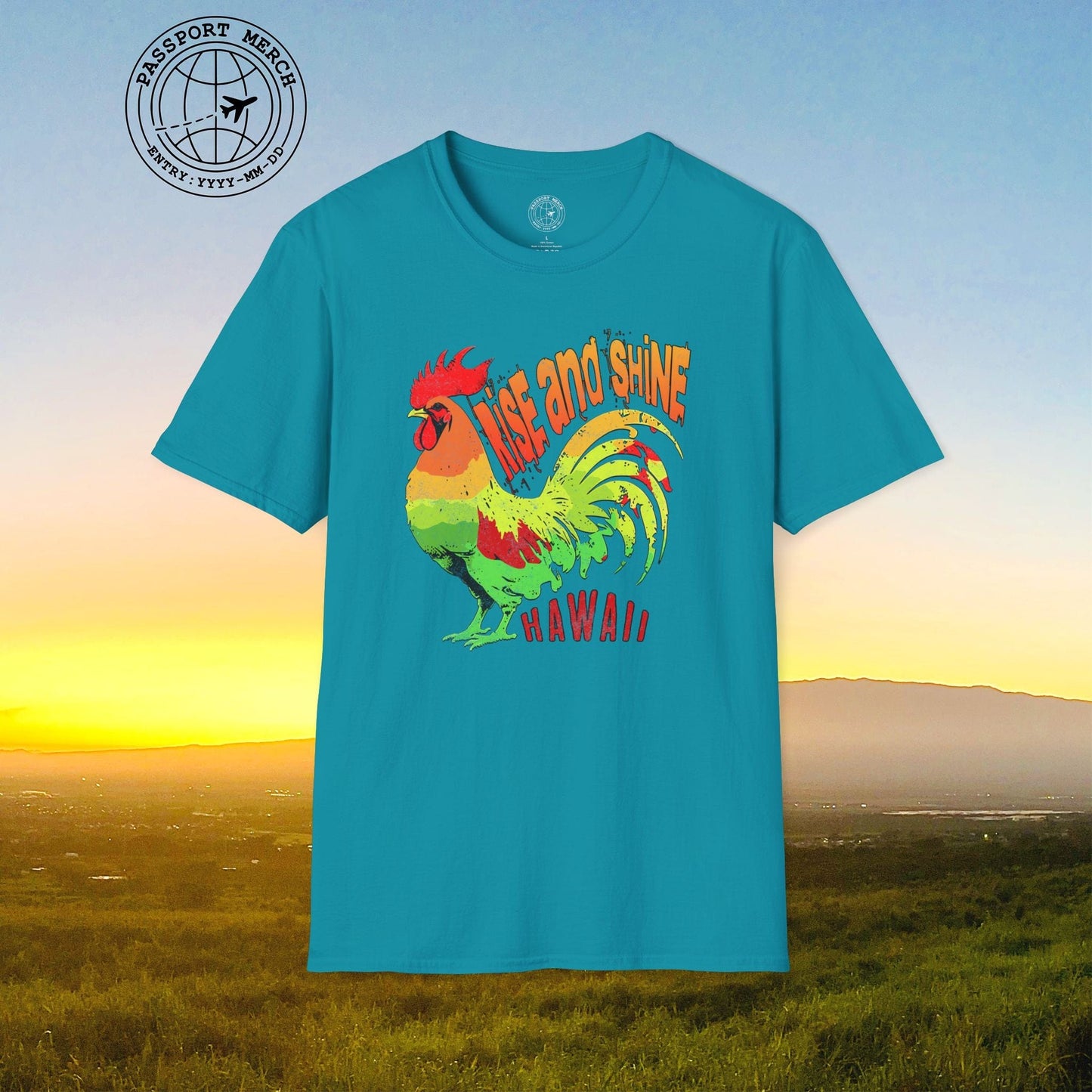 Rise and Shine Rooster, Hawaii T-Shirt