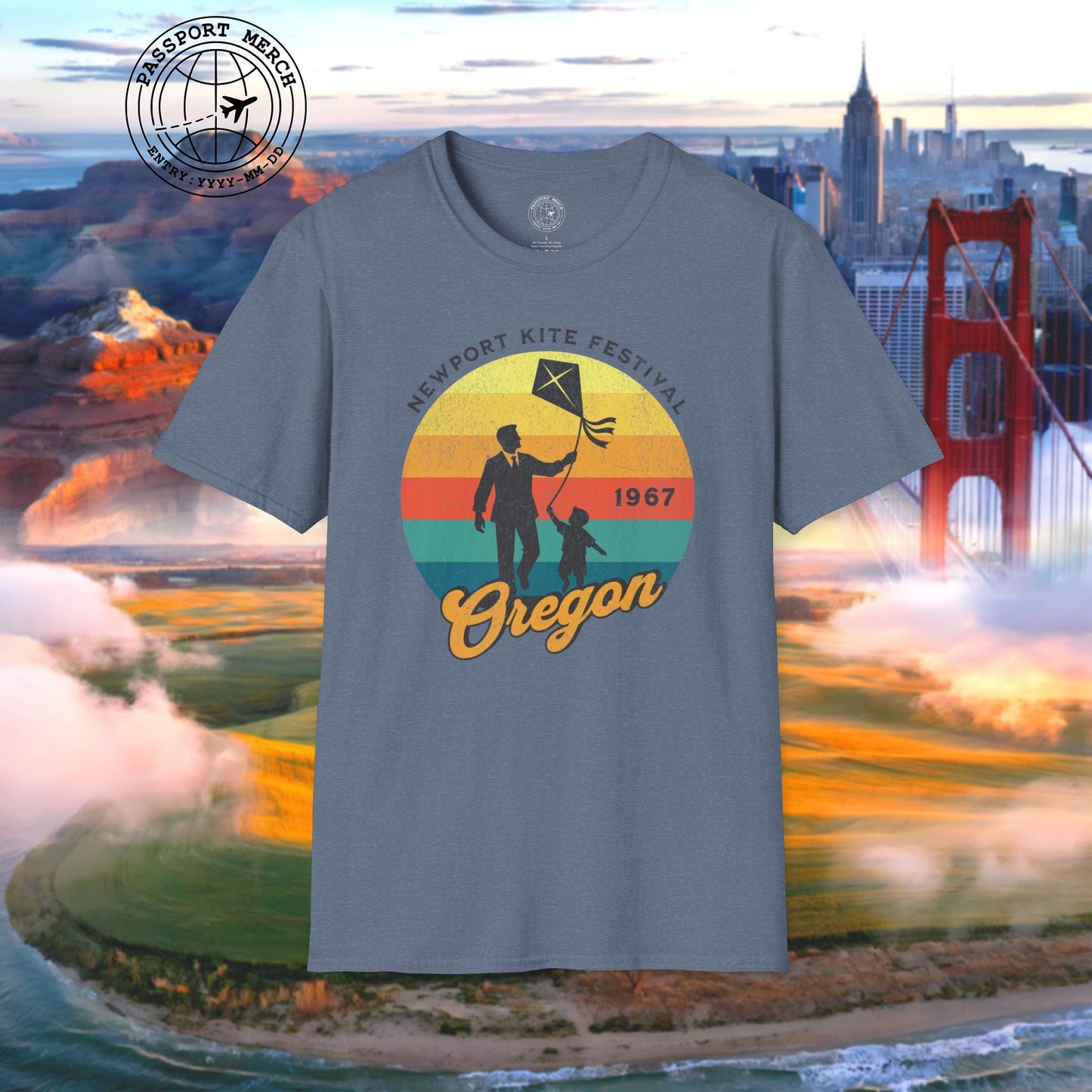 Vintage Newport Oregon Kite Festival T-Shirt