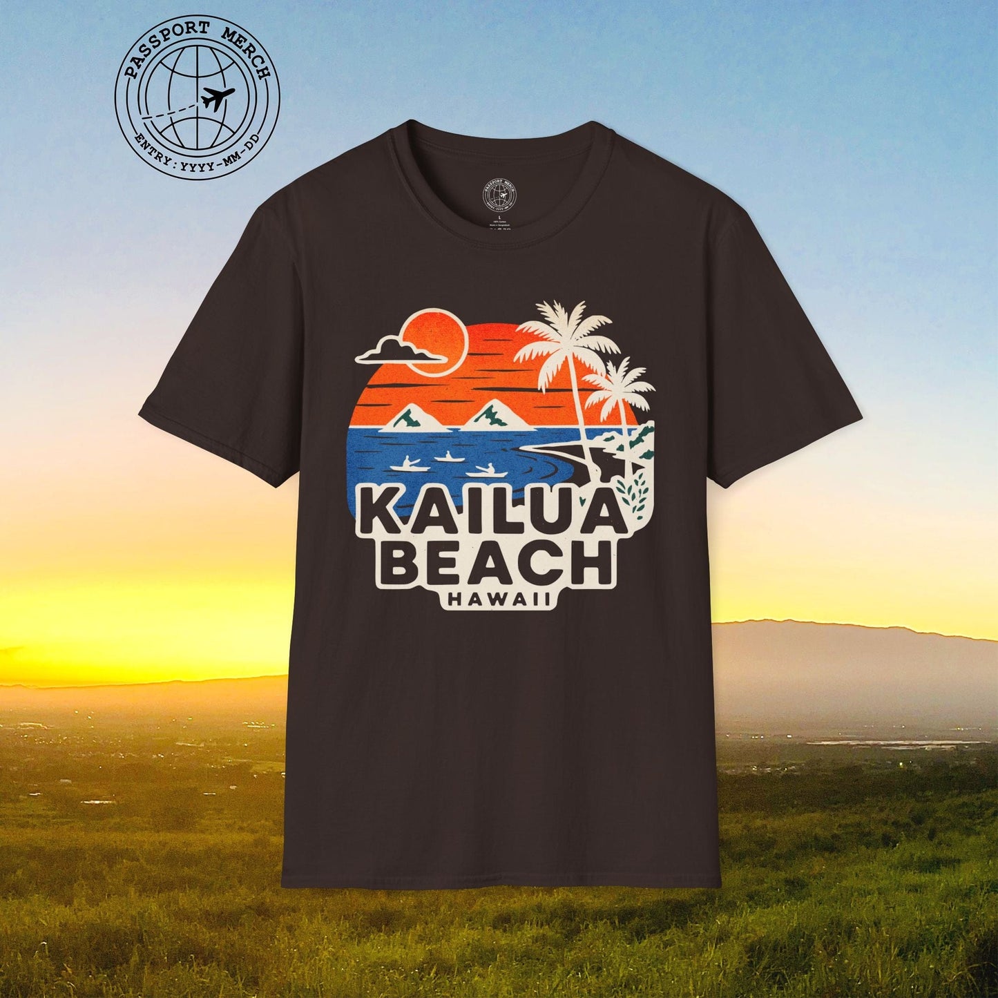Kailua Beach, Hawaii - 80's Vintage T-Shirt