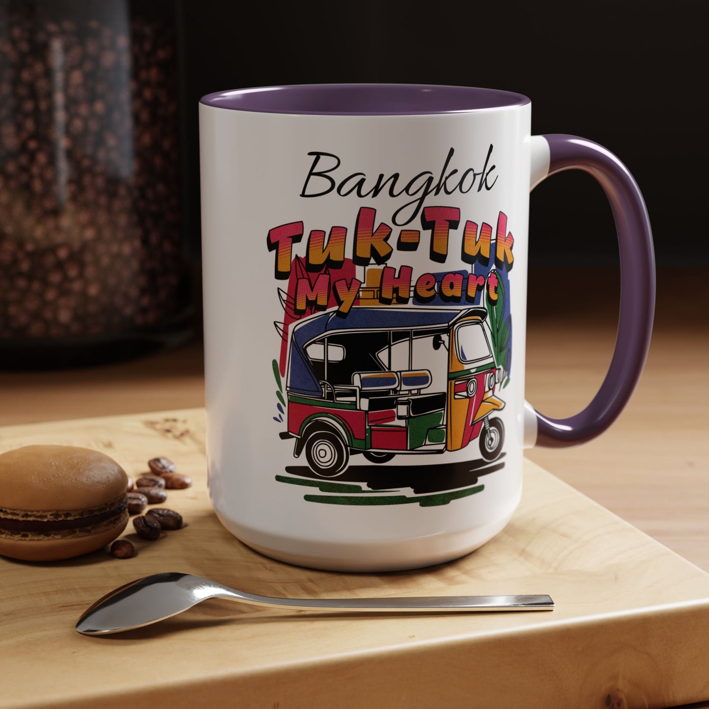 Bangkok Tuk-Tuk My Heart Thailand 15oz Mug