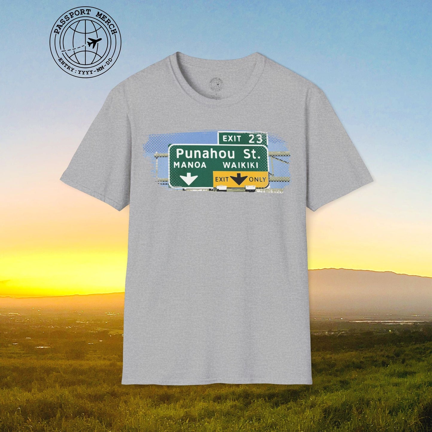 Signs of Wanderlust, Waikiki, Exit Only, Hawaii T-Shirt