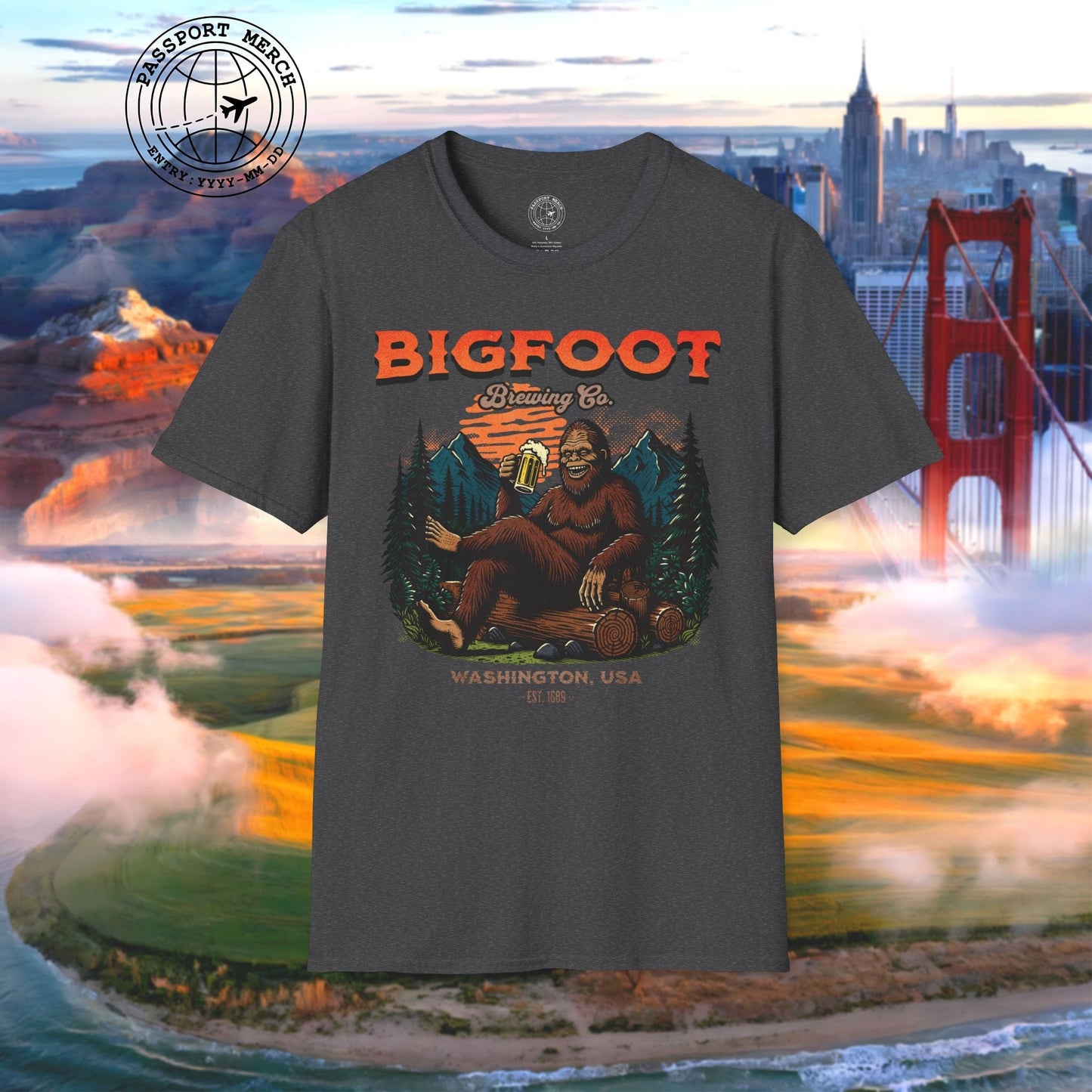 Bigfoot Brewing Company, Washington T-Shirt