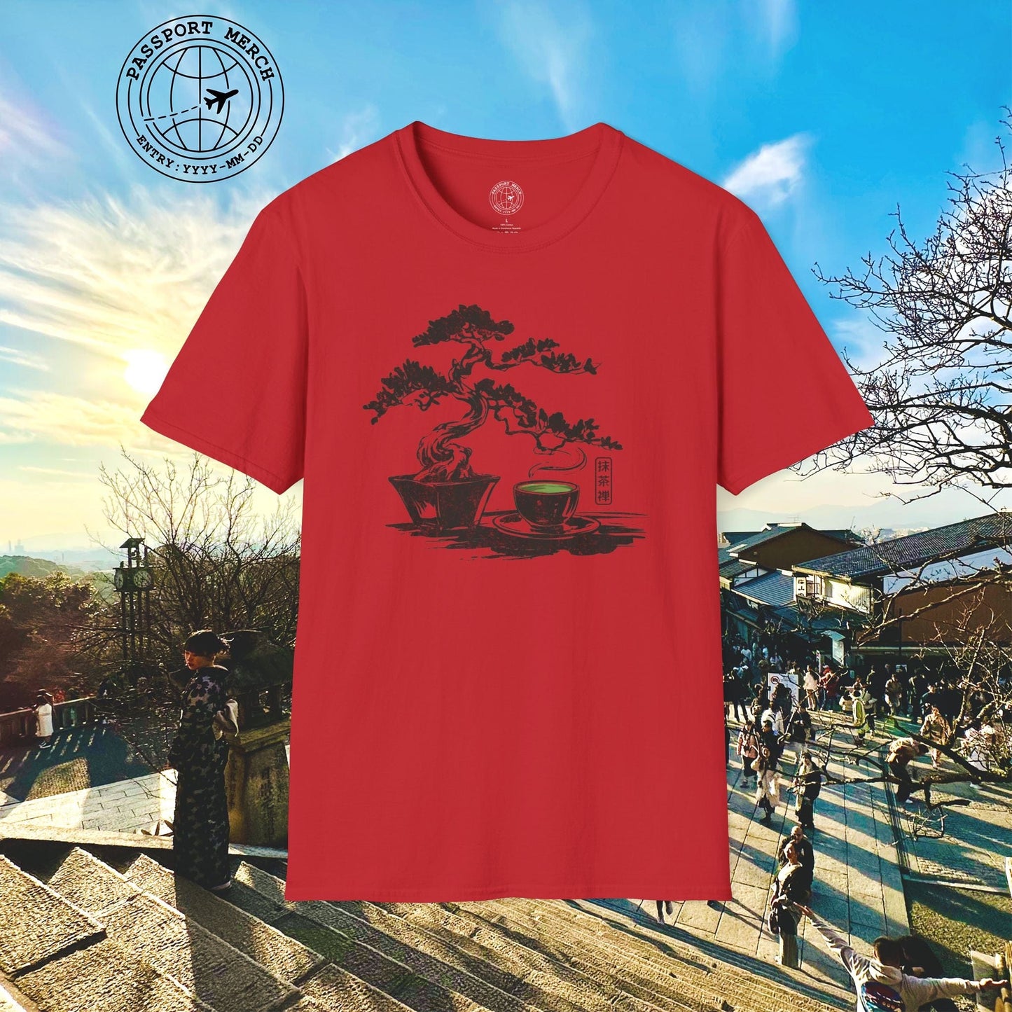 Vintage Matcha Zen, Japan T-Shirt