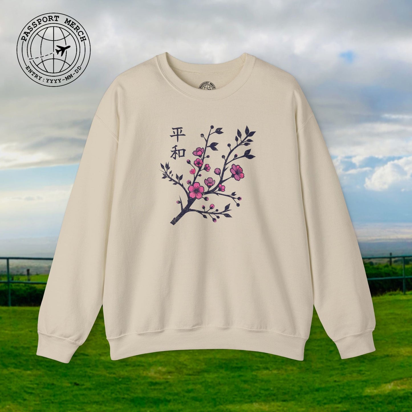 Sakura Serenity, Japan Crewneck