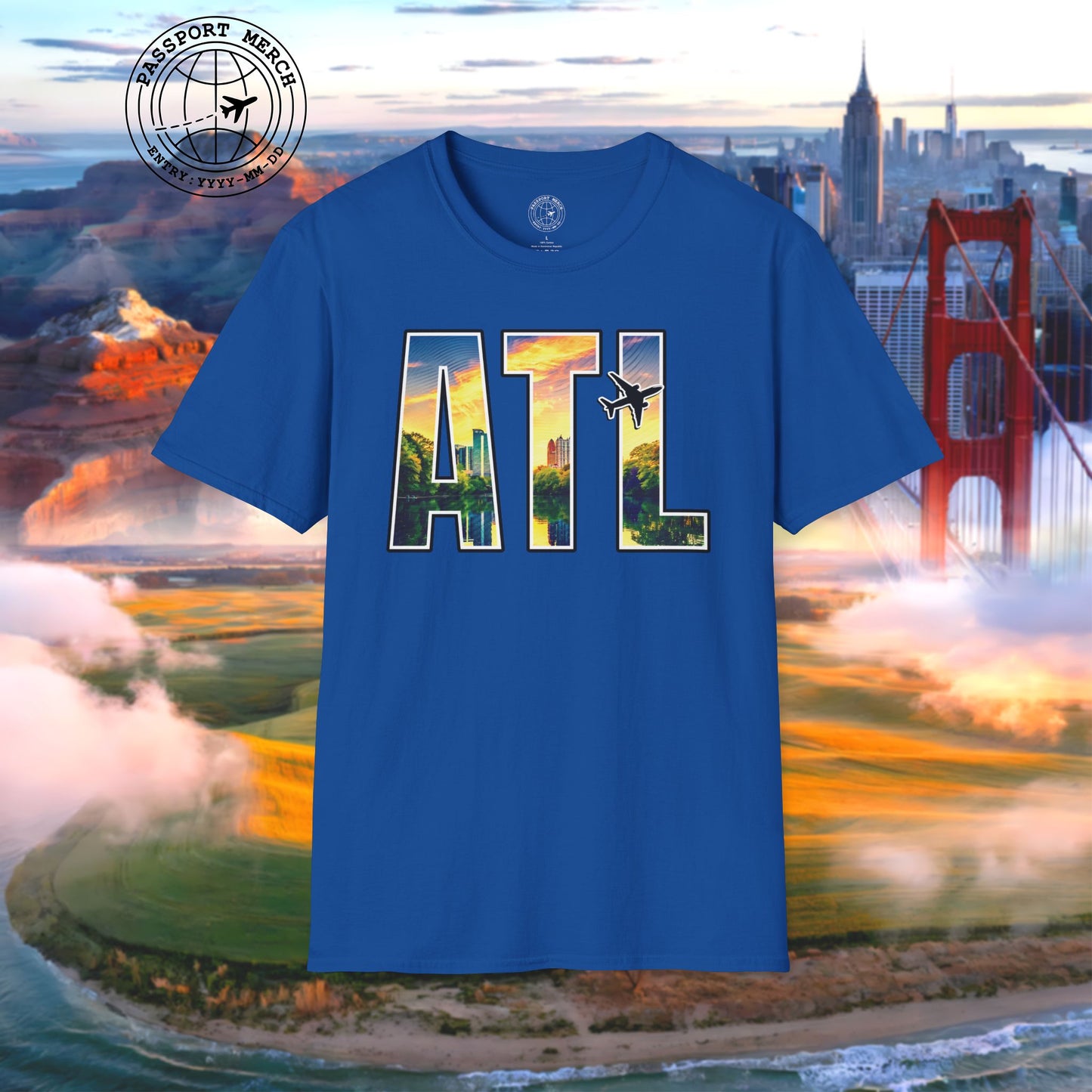Airport Window Atlanta Georgia ATL T-Shirt