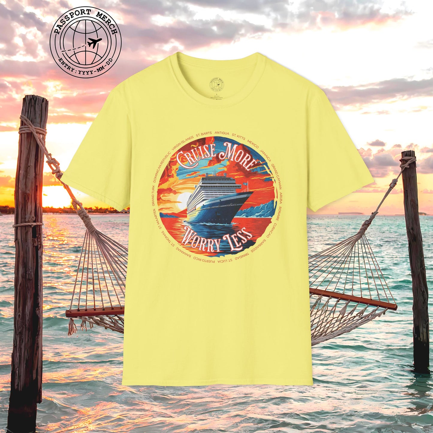 Cruise More Worry Less Caribbean T-Shirt