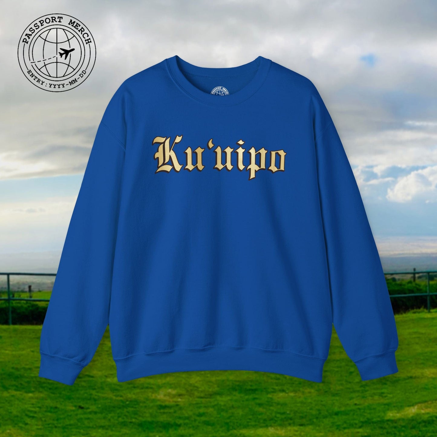 24-Karat Gold Ku'uipo (Hawaiian Jewelry Style) Crewneck