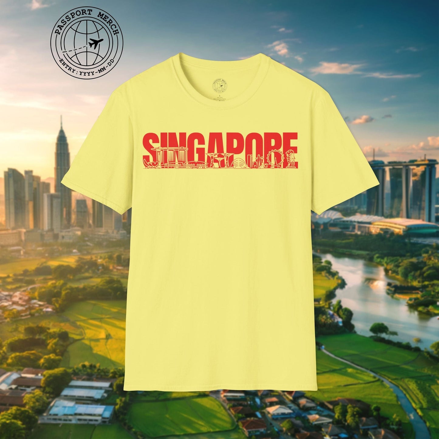 Singapore Monochrome Memories T-Shirt