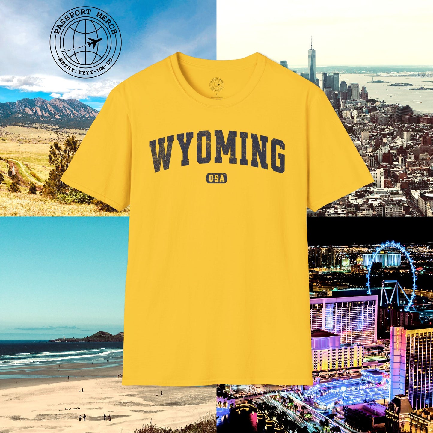 Classic Athletic, Wyoming (50 States Edition) T-Shirt