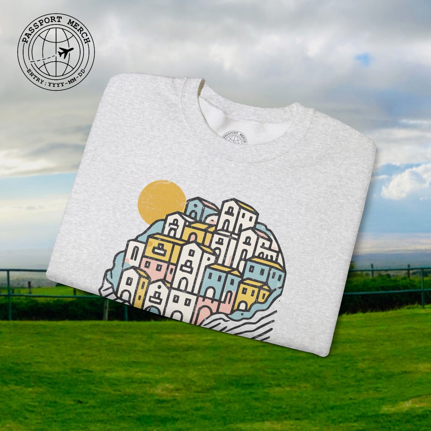 Hearts for Amalfi, Italy Crewneck