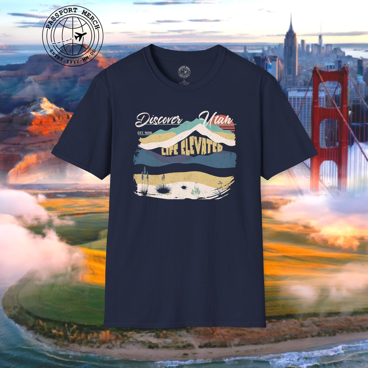 Vintage Utah Life Elevated T-Shirt
