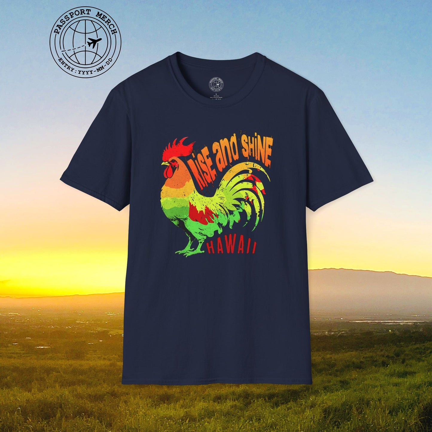 Rise and Shine Rooster, Hawaii T-Shirt