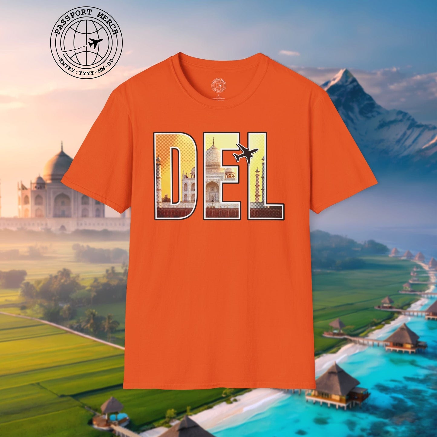 Airport Window New Delhi India DEL T-Shirt